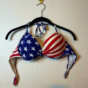 American flag bikini top